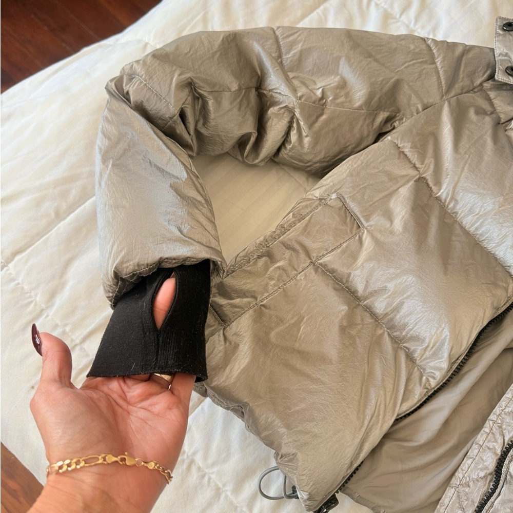 Bcbgmaxazria Metallic Silver Jacket - image 4